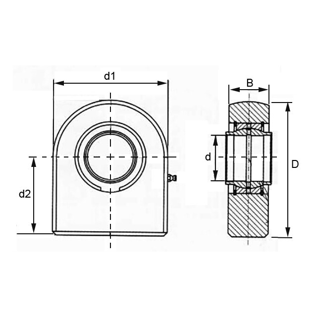Rotule Lisse GF40 DO / SF40 ES / TPN 340 référence fournisseur 40139062
